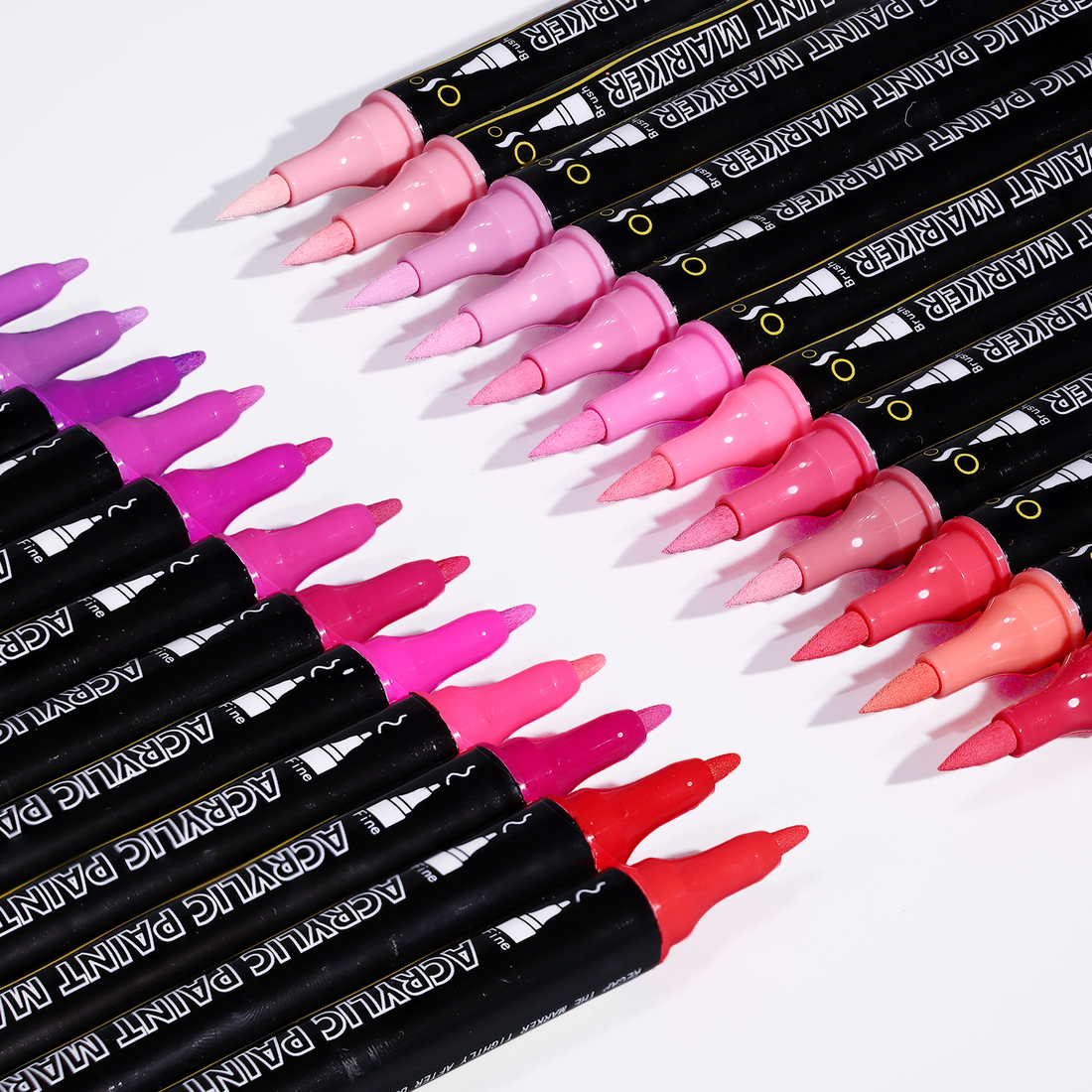 Dual Tip 24 Shade Pro Acrylic Markers Tonal Series