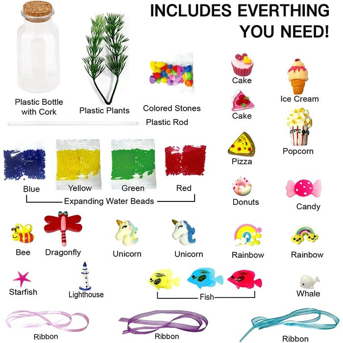 Make Your Own 3 Water Beads Terrarium Kit