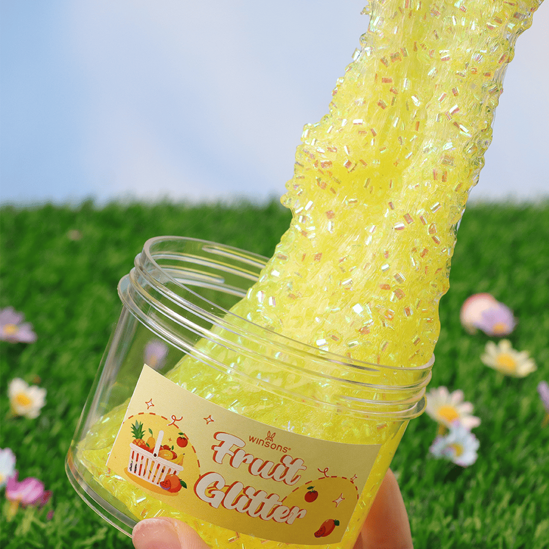 Fruit Glitter Tube Bead Slime