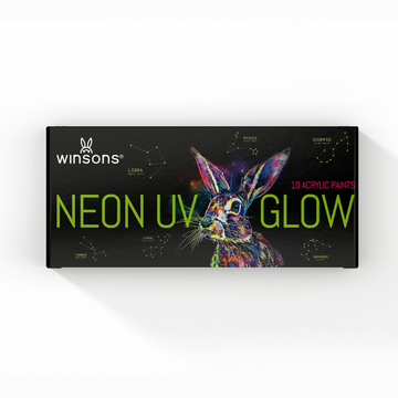 WINSONS Neon Uv & Glow 10 Acrylic Paints