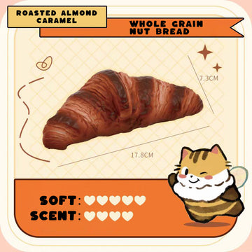 Kawaii Croissant Squishy Toy Collection