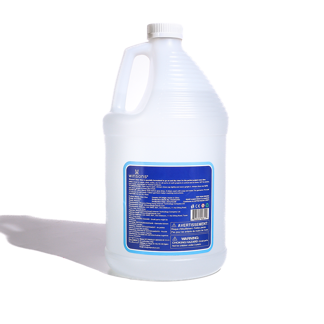 Winsons Washable Clear Glue – 1 Gallon & 1 Quart