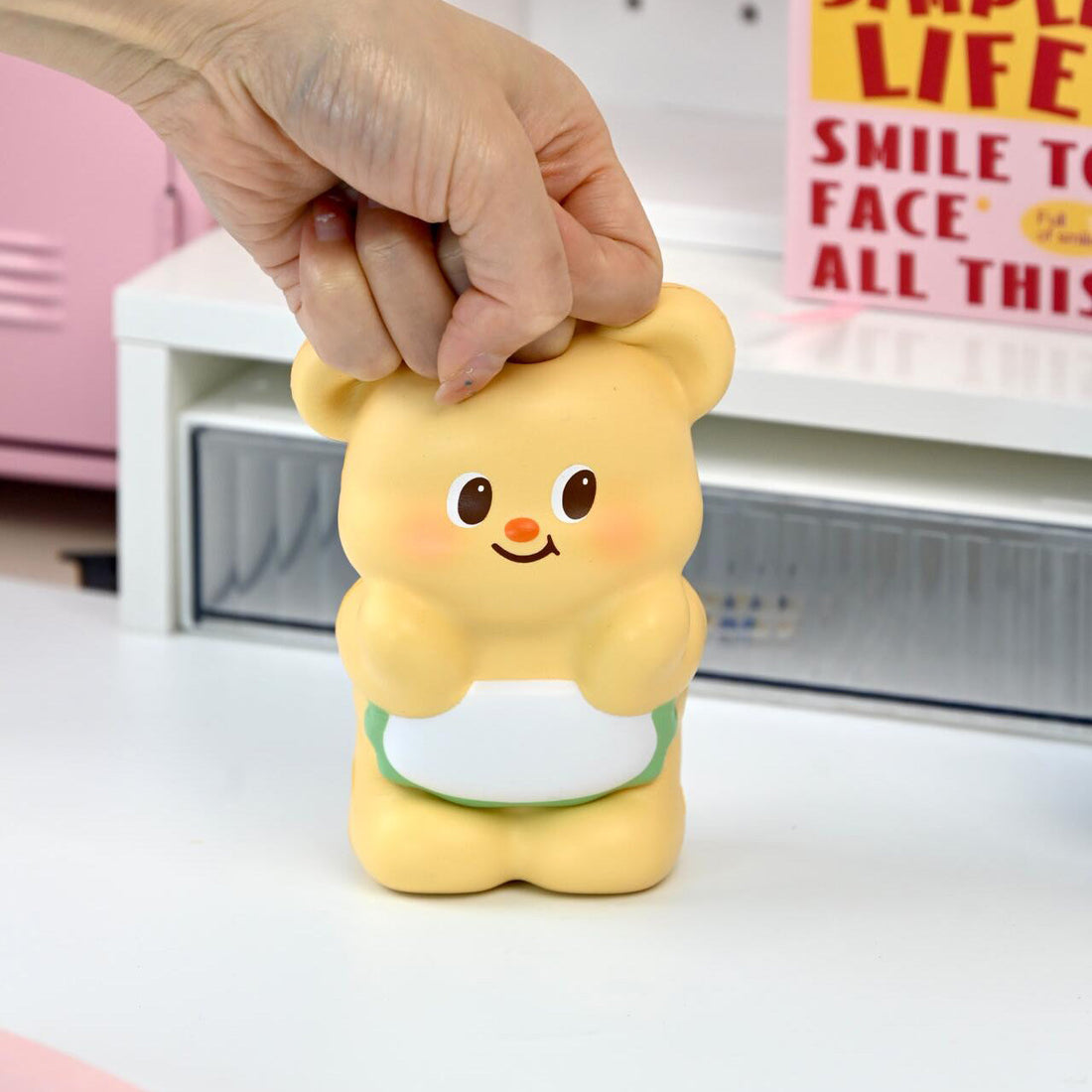 Party Butter Bear Stress Relief Figurine