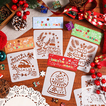 Merry Christmas Series Art Stencils