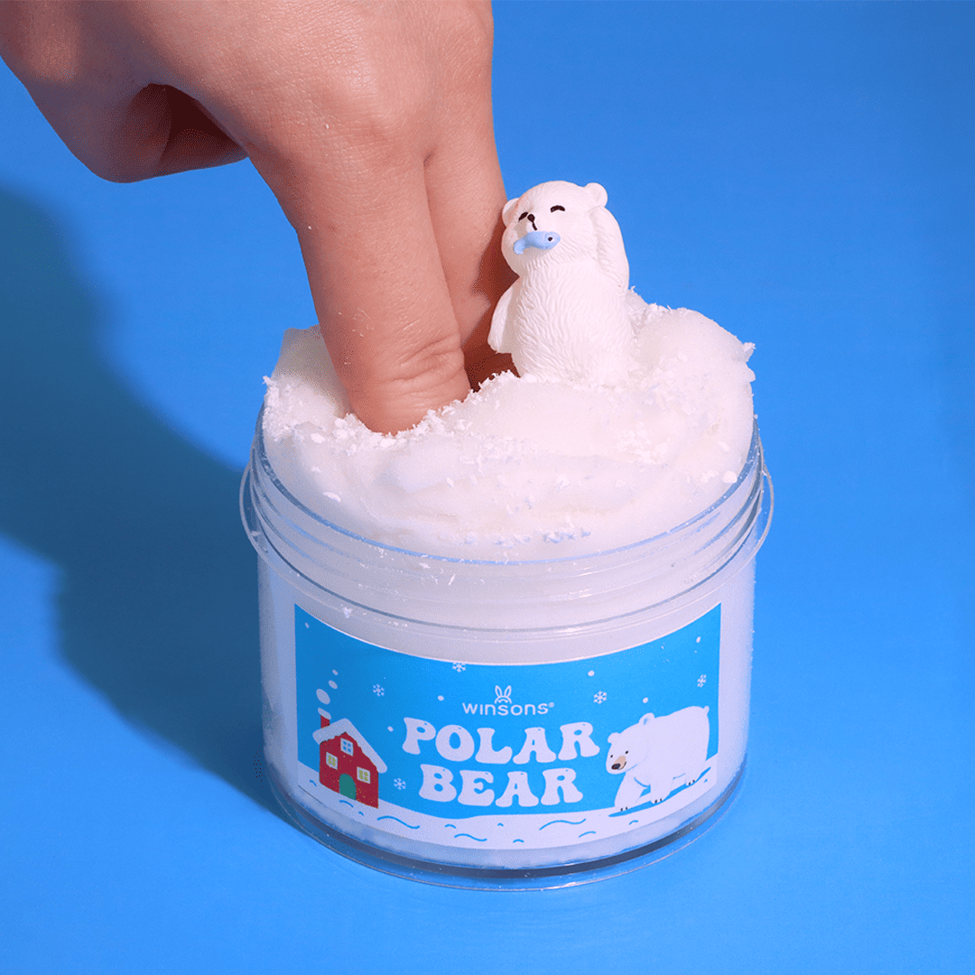 Polar Bear Cloud Clay Slime